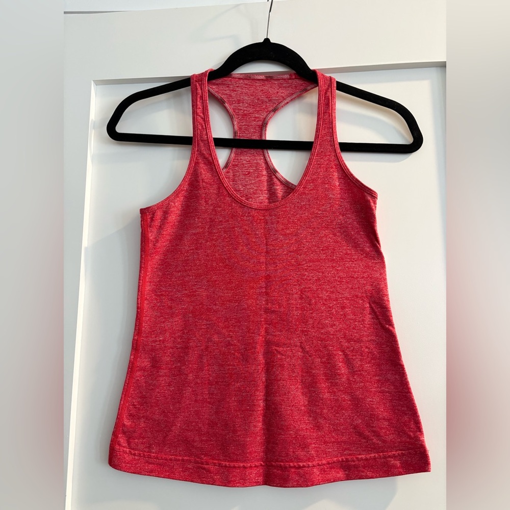 Lululemon Women's Red Racerback Tank Top - Picture 2 of 5